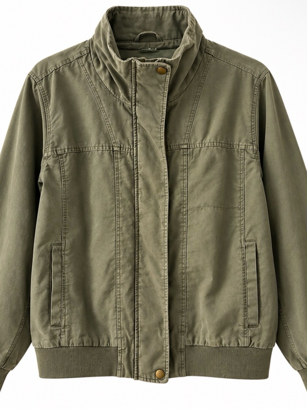 Maurices Olive Green Bomber Jacket
